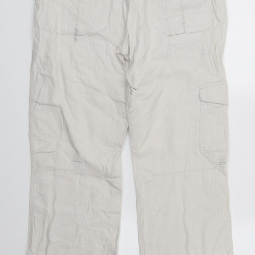 Salomon Womens Beige  Denim Straight Jeans Size 12 L29 in