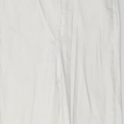 Zara Womens White  Denim Skinny Jeans Size 8 L24 in
