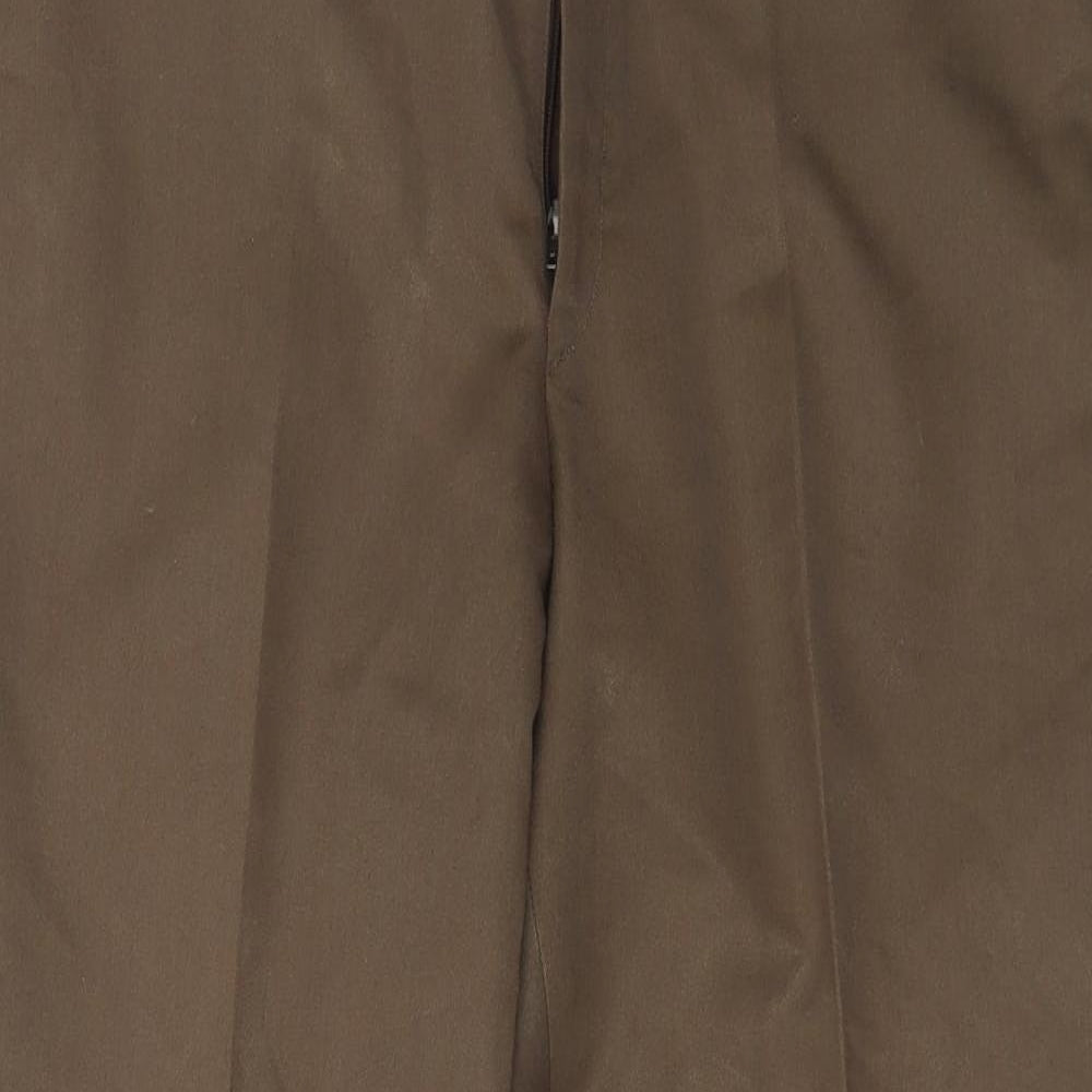 Preworn Womens Brown  Denim Trousers  Size 36 in L26 in
