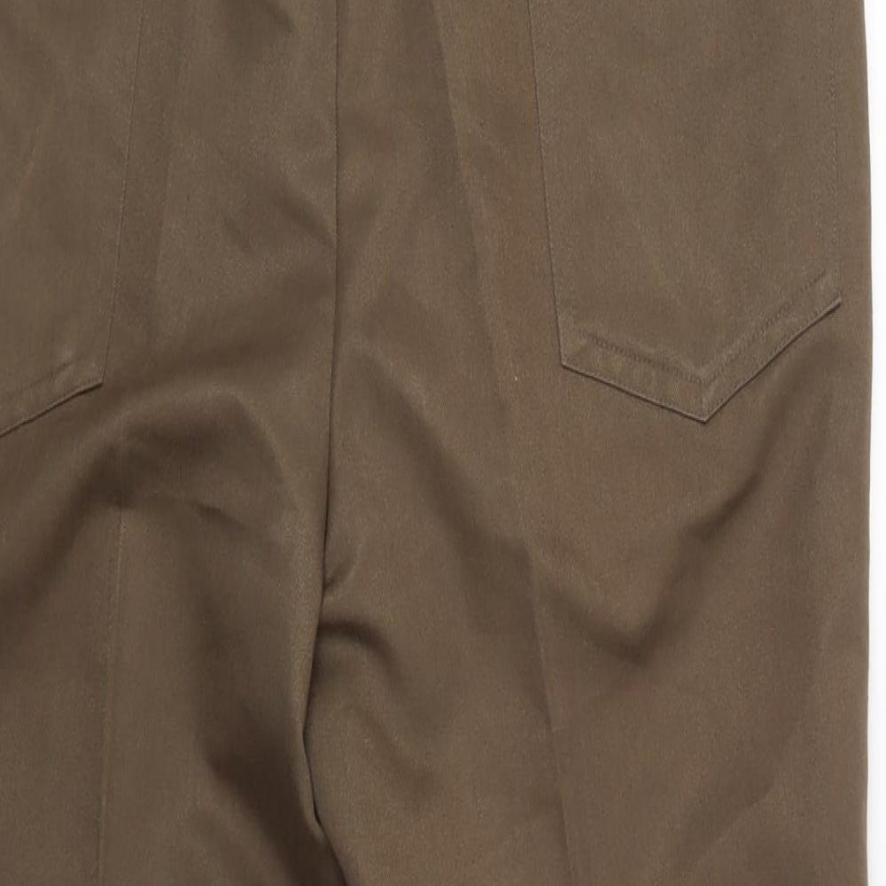 Preworn Womens Brown  Denim Trousers  Size 36 in L26 in