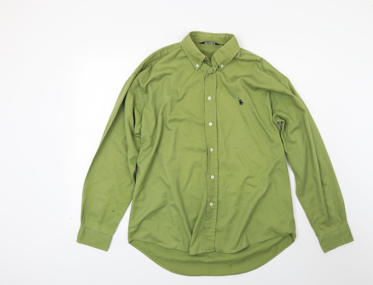 Baresi Jeans Mens Green    Button-Up Size L