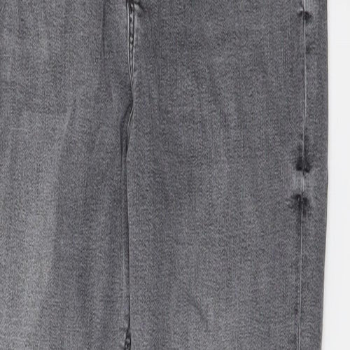 Zara Womens Grey  Denim Skinny Jeans Size 12 L26 in
