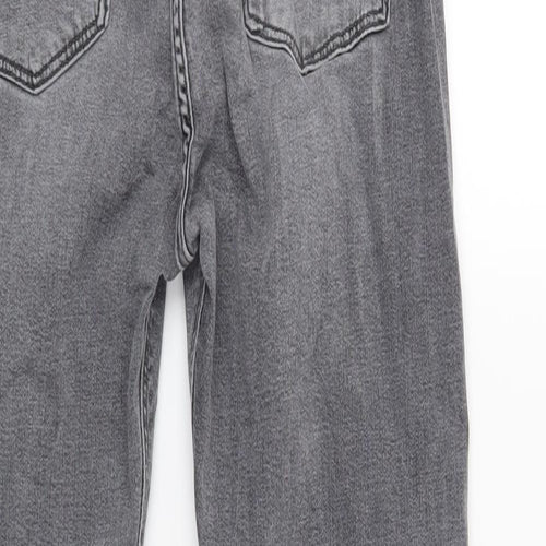 Zara Womens Grey  Denim Skinny Jeans Size 12 L26 in