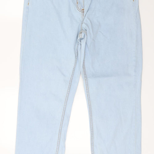 Cotton Traders Womens Blue  Denim Straight Jeans Size 16 L27 in