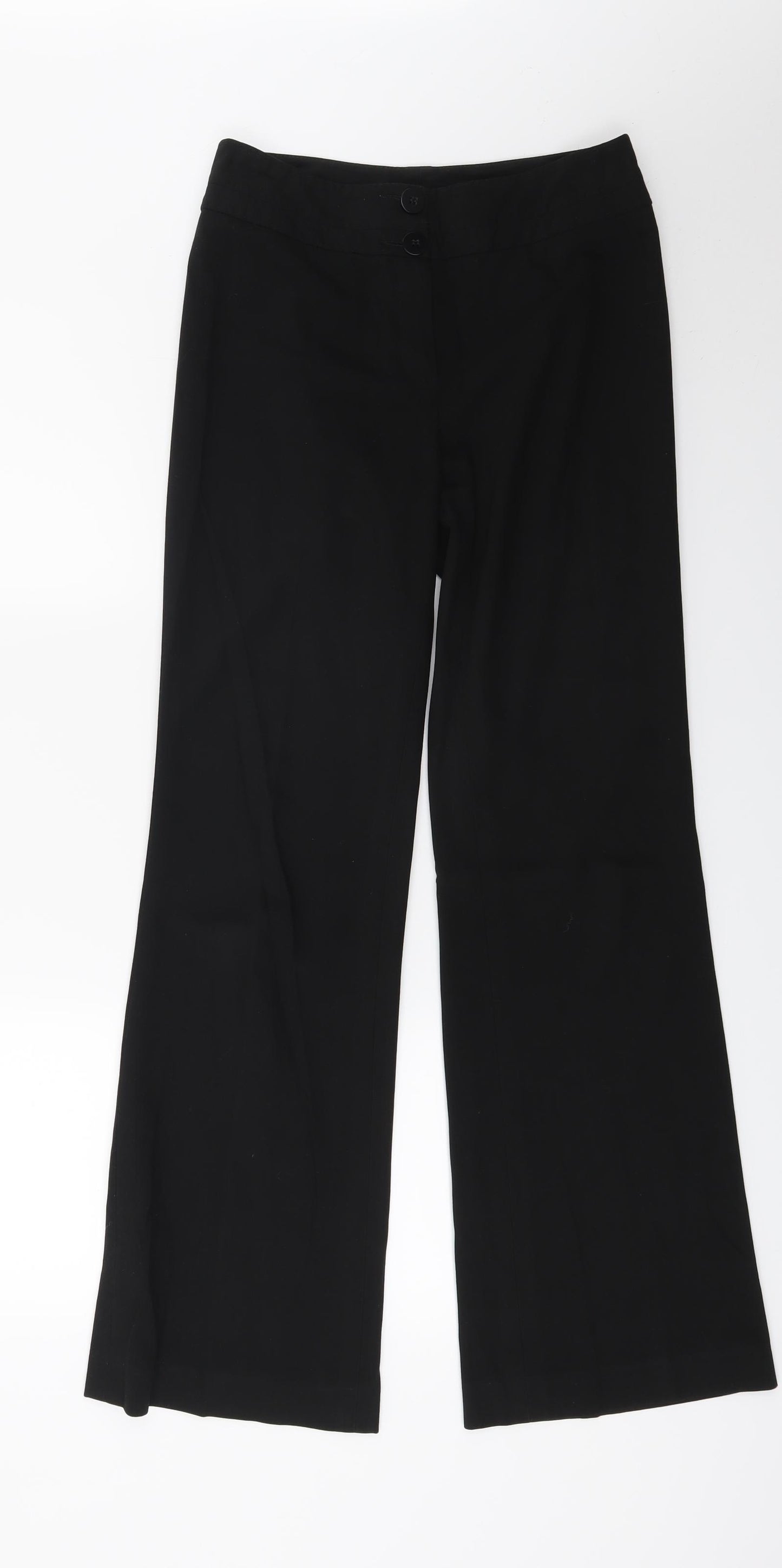 NEXT Womens Black   Trousers  Size 6 L28 in