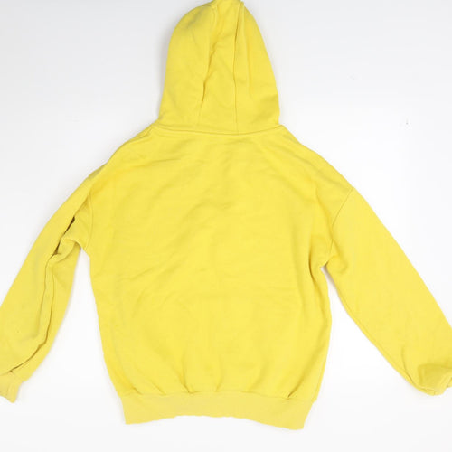 Cropp Womens Yellow   Pullover Hoodie Size S