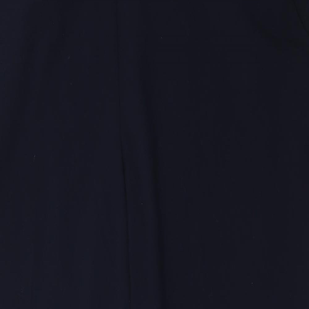 Marks and Spencer Womens Blue   Cropped Trousers Size 18 L25 in