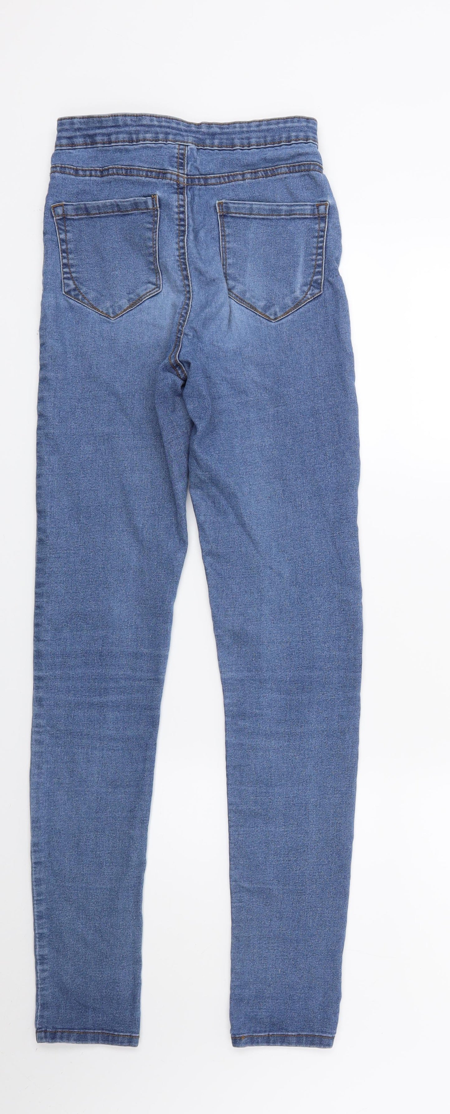 Primark Womens Blue  Denim Skinny Jeans Size 8 L26 in
