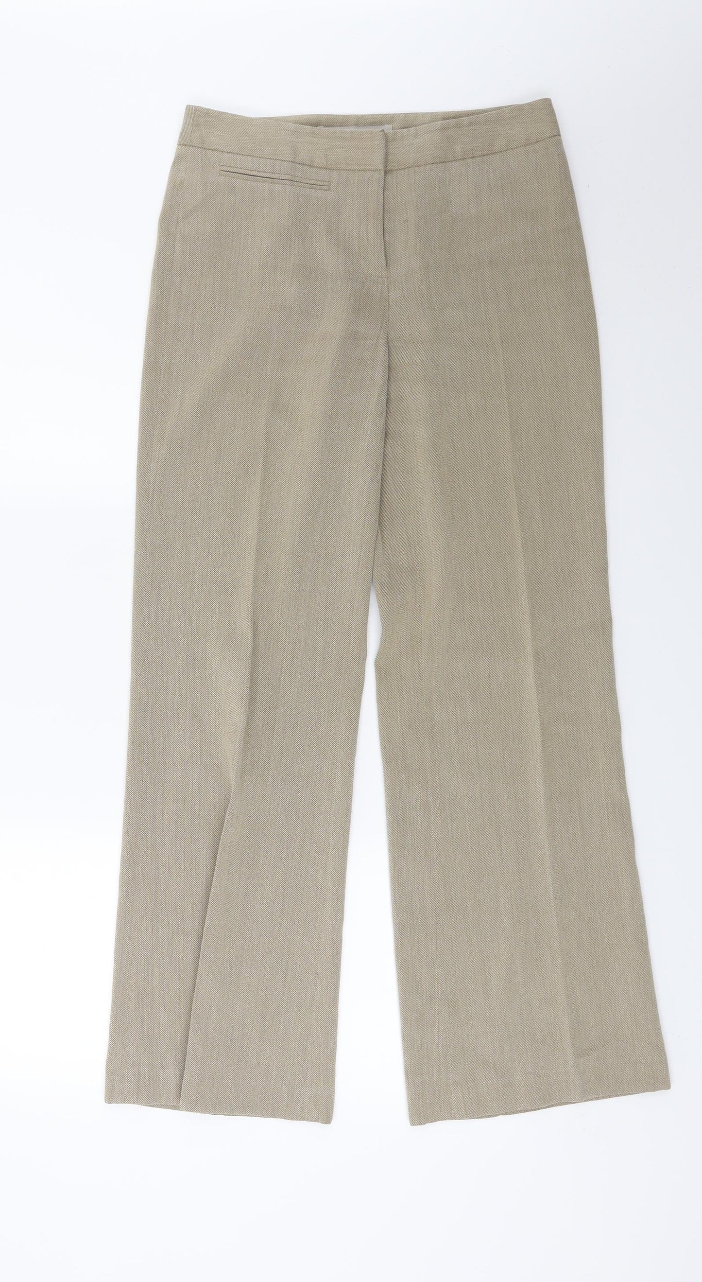 NEXT Womens Beige   Trousers  Size 6 L27 in