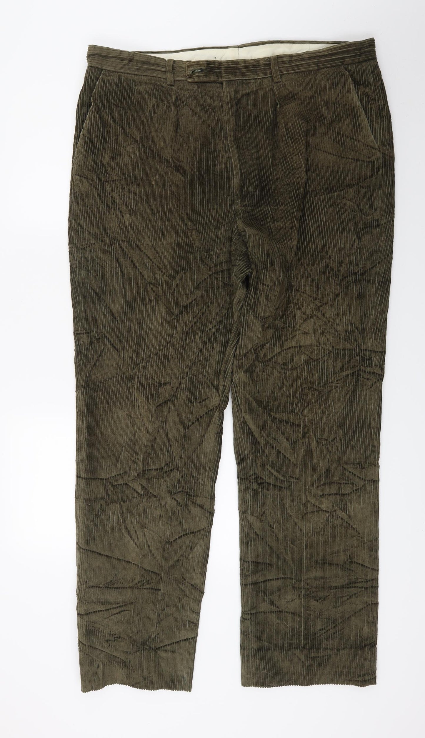 Viceroy Mens Green  Corduroy Trousers  Size 40 L33 in