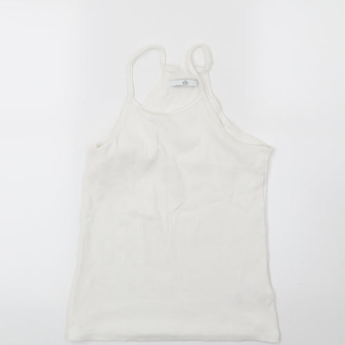 Marks and Spencer Girls White   Camisole Tank Size 14 Years
