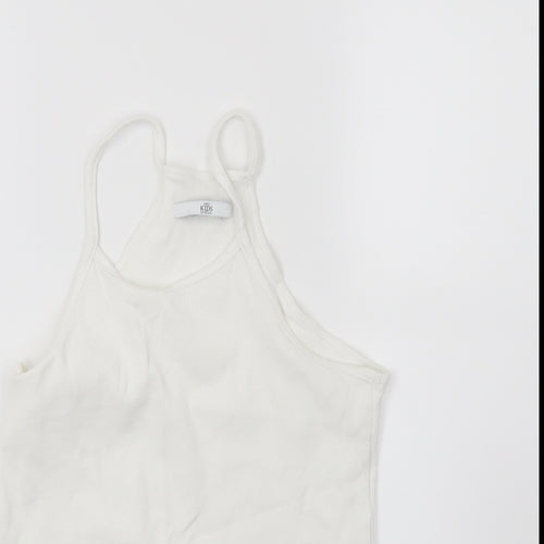 Marks and Spencer Girls White   Camisole Tank Size 14 Years