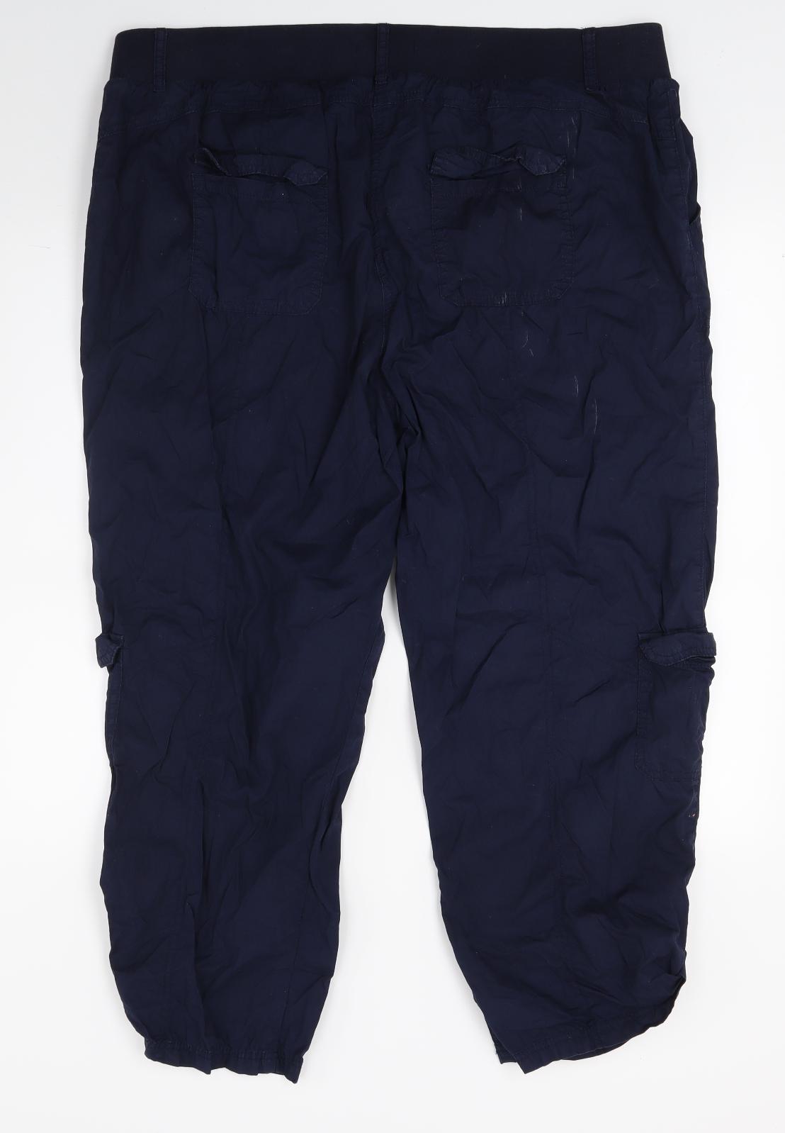 George Womens Blue   Trousers  Size 20 L27 in