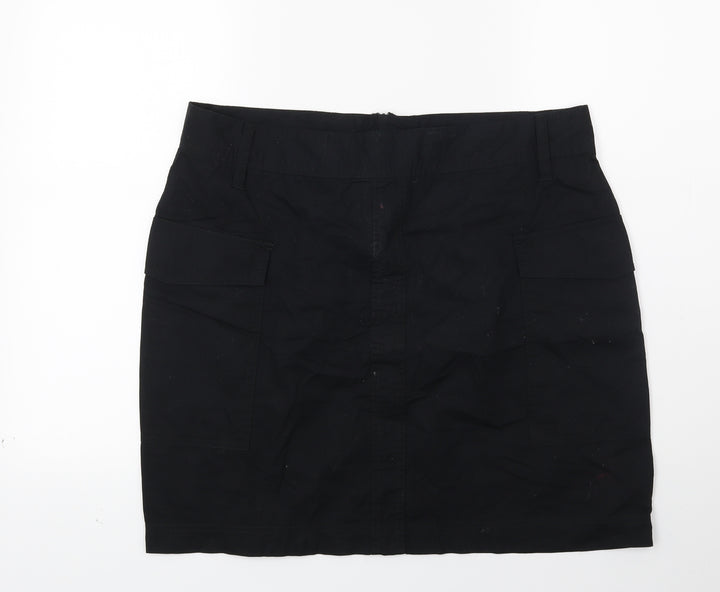 George Womens Black Mini Skirt Size 35 in