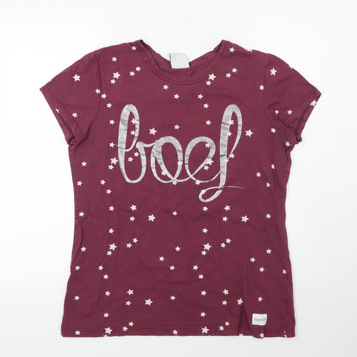 Colourful rebal Womens Red   Basic T-Shirt Size L