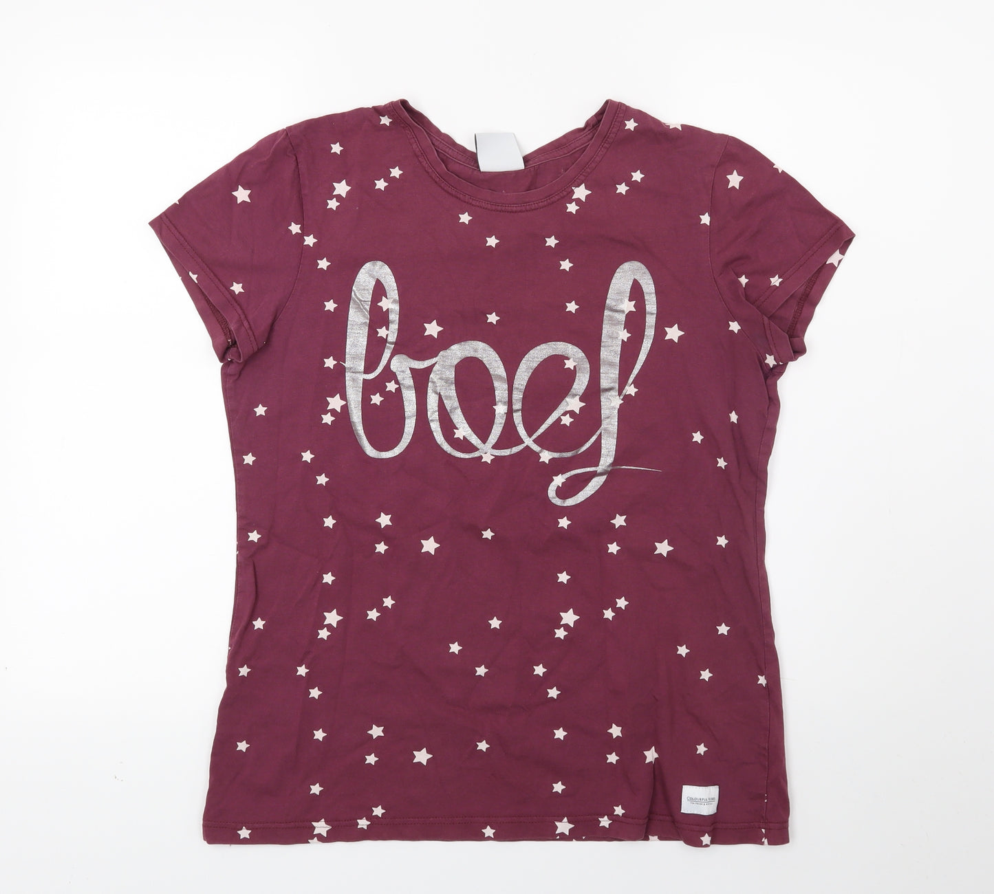Colourful rebal Womens Red   Basic T-Shirt Size L