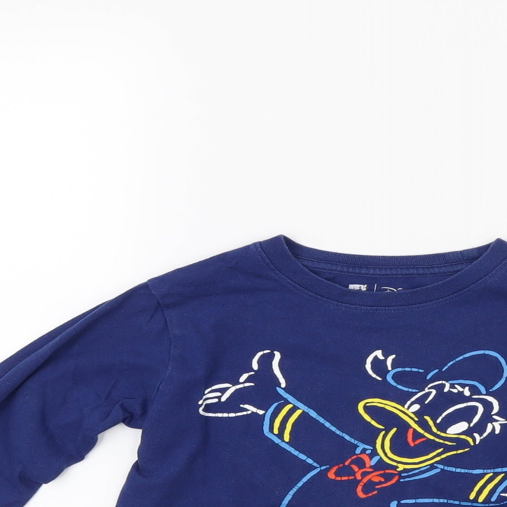 Gap Boys Blue   Pullover T-Shirt Size 5 Years  - Donald Duck