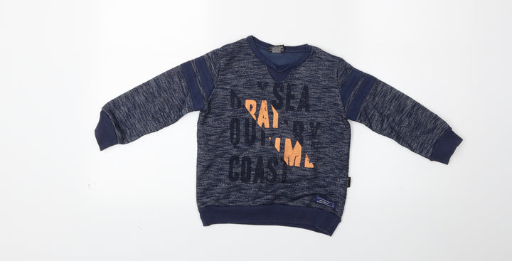 Quimby Boys Blue   Pullover Sweatshirt Size 3 Years