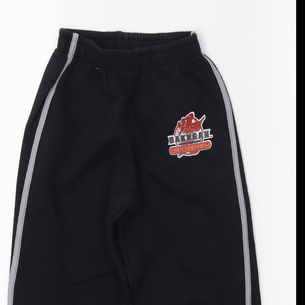 Bakugan Boys Black   Jogger Trousers Size 4 Years