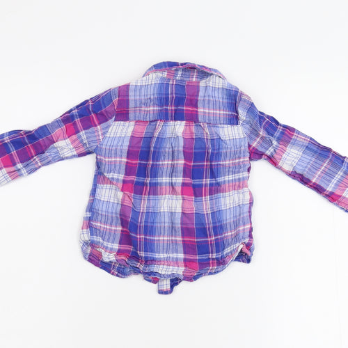 George Boys Multicoloured Check Flannel Basic Button-Up Size 12-18 Months