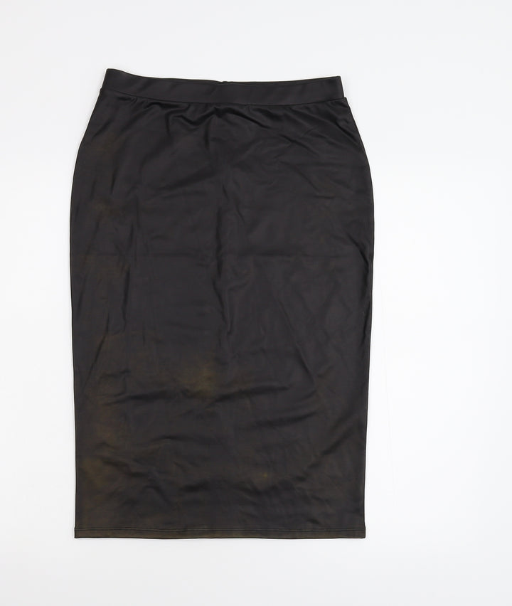 ASOS Womens Black Straight & Pencil Skirt Size 12