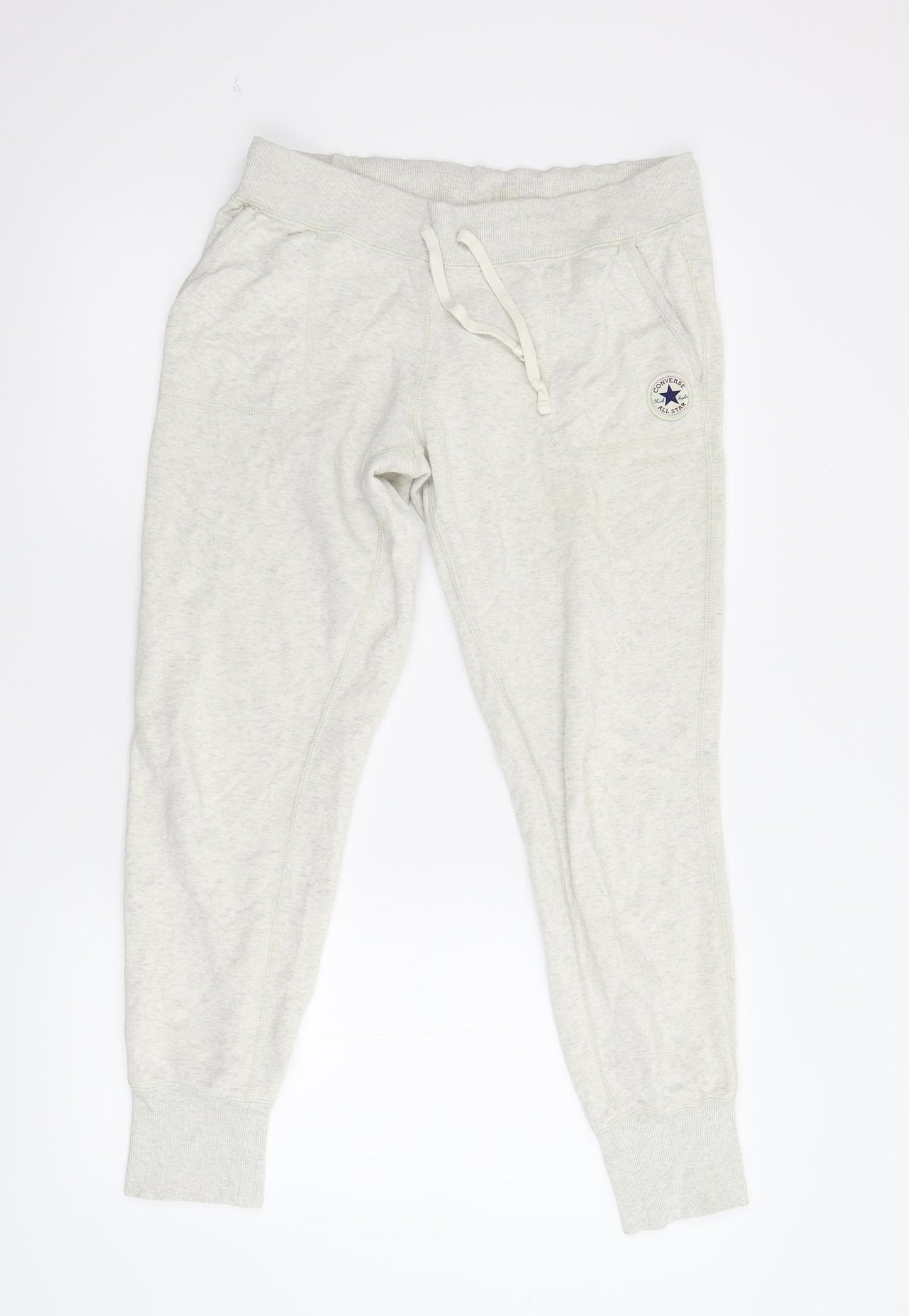 Converse Womens Grey  Jersey Jogger Leggings Size S L26 in