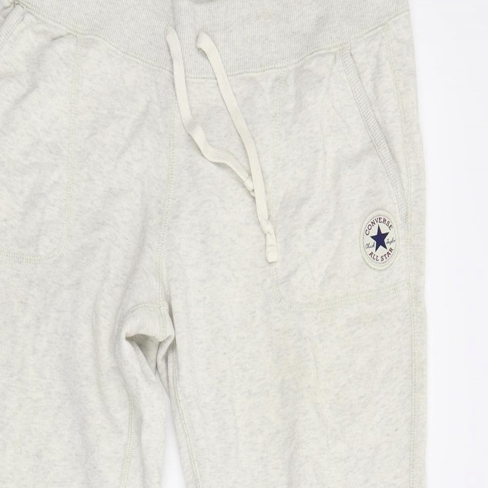 Converse Womens Grey  Jersey Jogger Leggings Size S L26 in