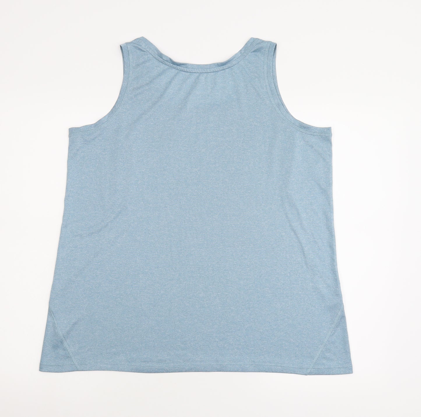 M&S Womens Blue   Basic Tank Size L