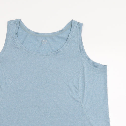 M&S Womens Blue   Basic Tank Size L