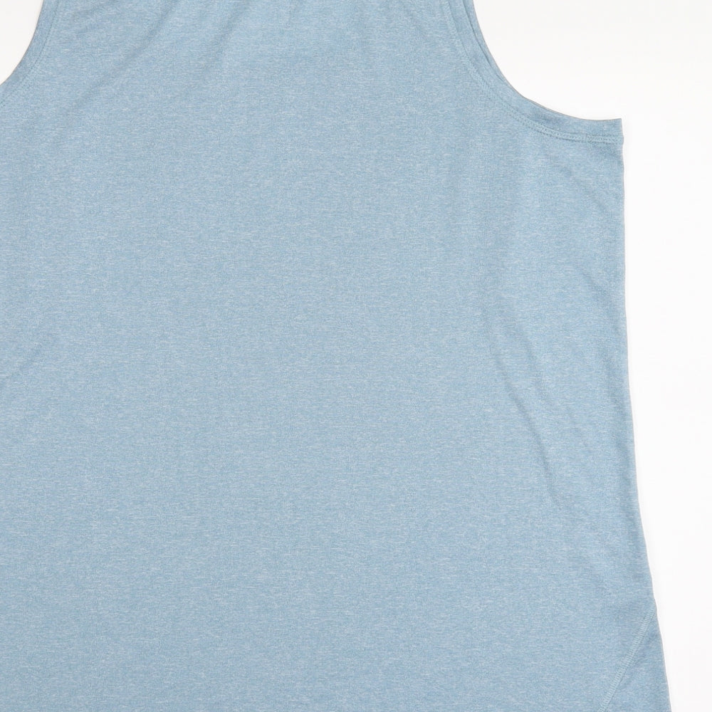 M&S Womens Blue   Basic Tank Size L