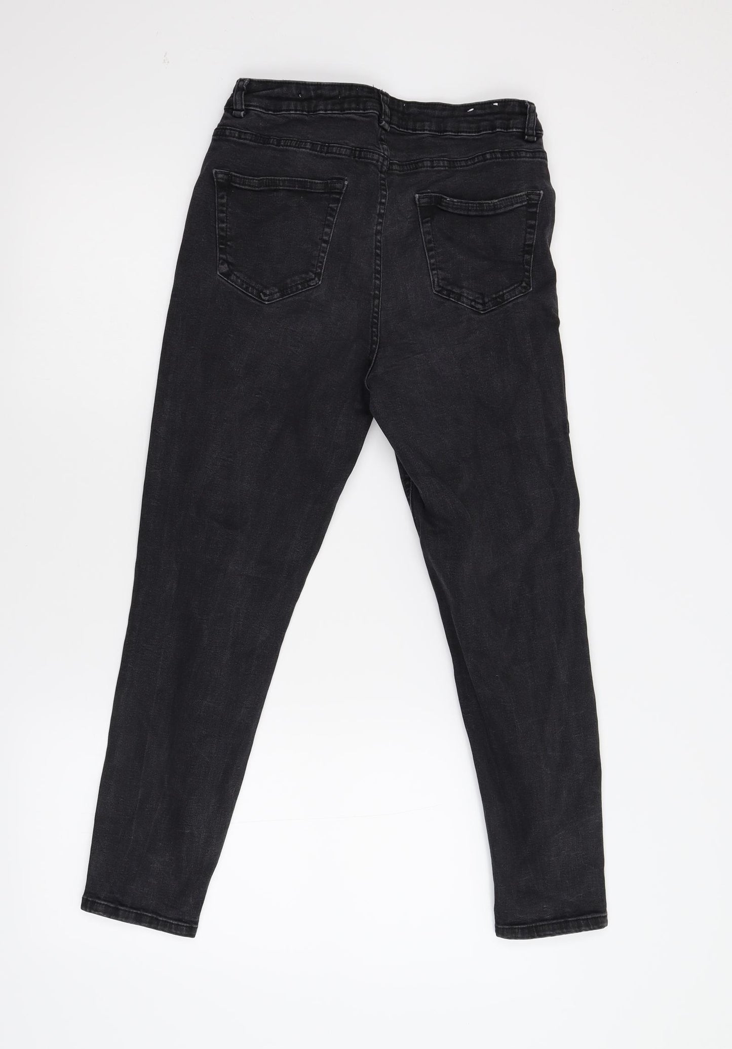 Jenna Womens Black  Denim Skinny Jeans Size 12 L23 in - Skinny Ankle Grazer