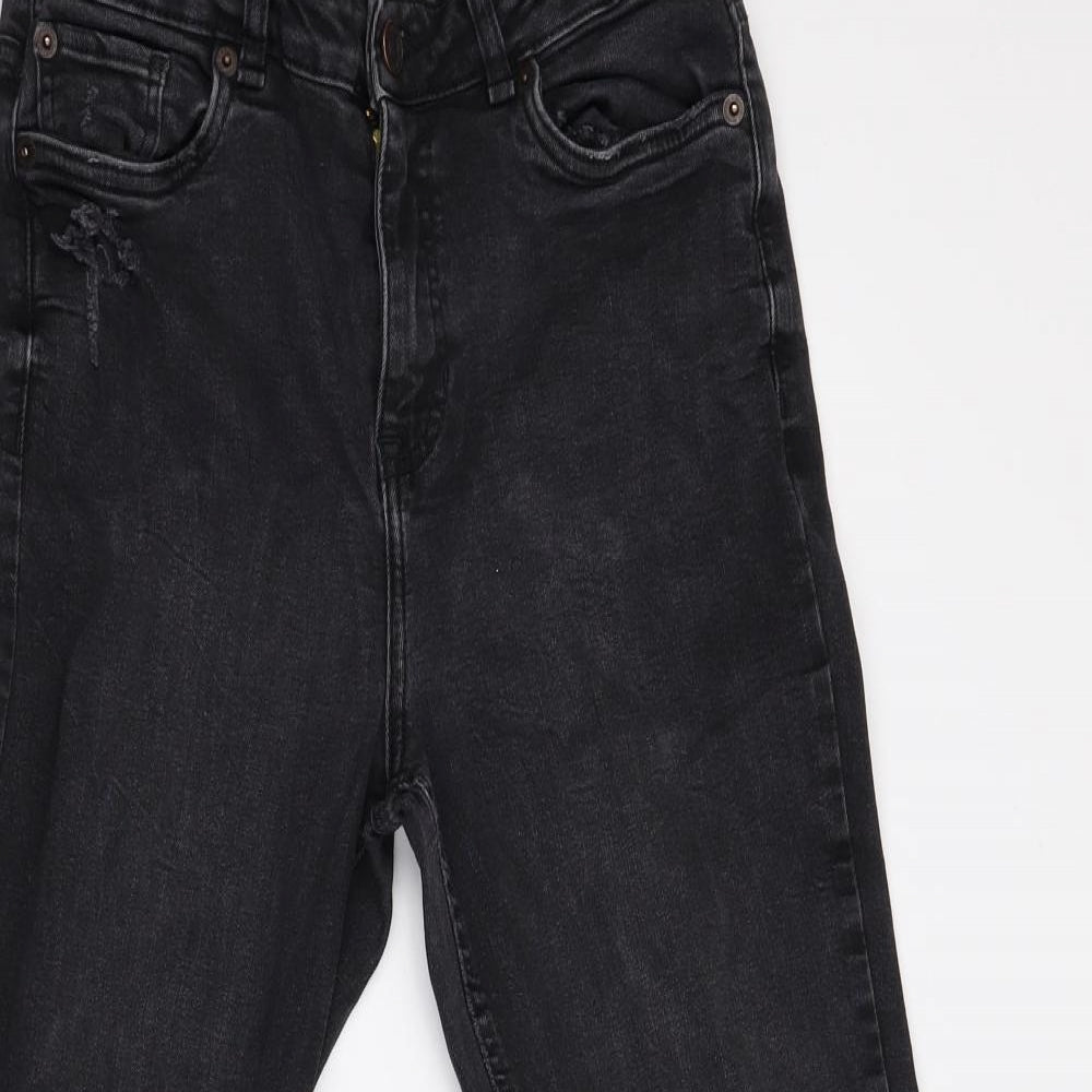 Jenna Womens Black  Denim Skinny Jeans Size 12 L23 in - Skinny Ankle Grazer