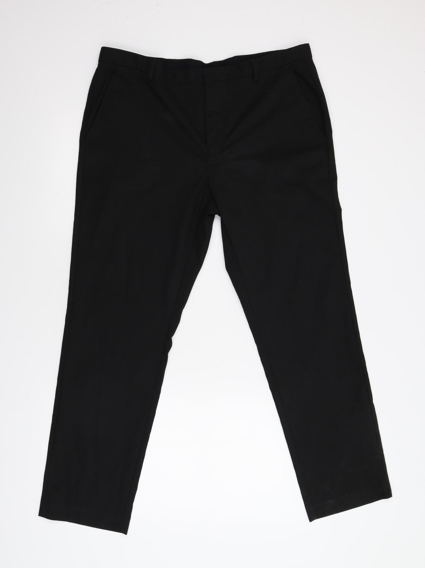 Burton Mens Black   Trousers  Size 36 L28 in