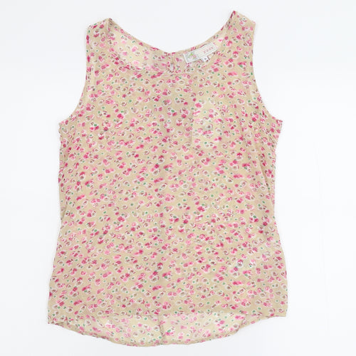 Cameo Rose Womens Multicoloured Floral  Basic Tank Size 10