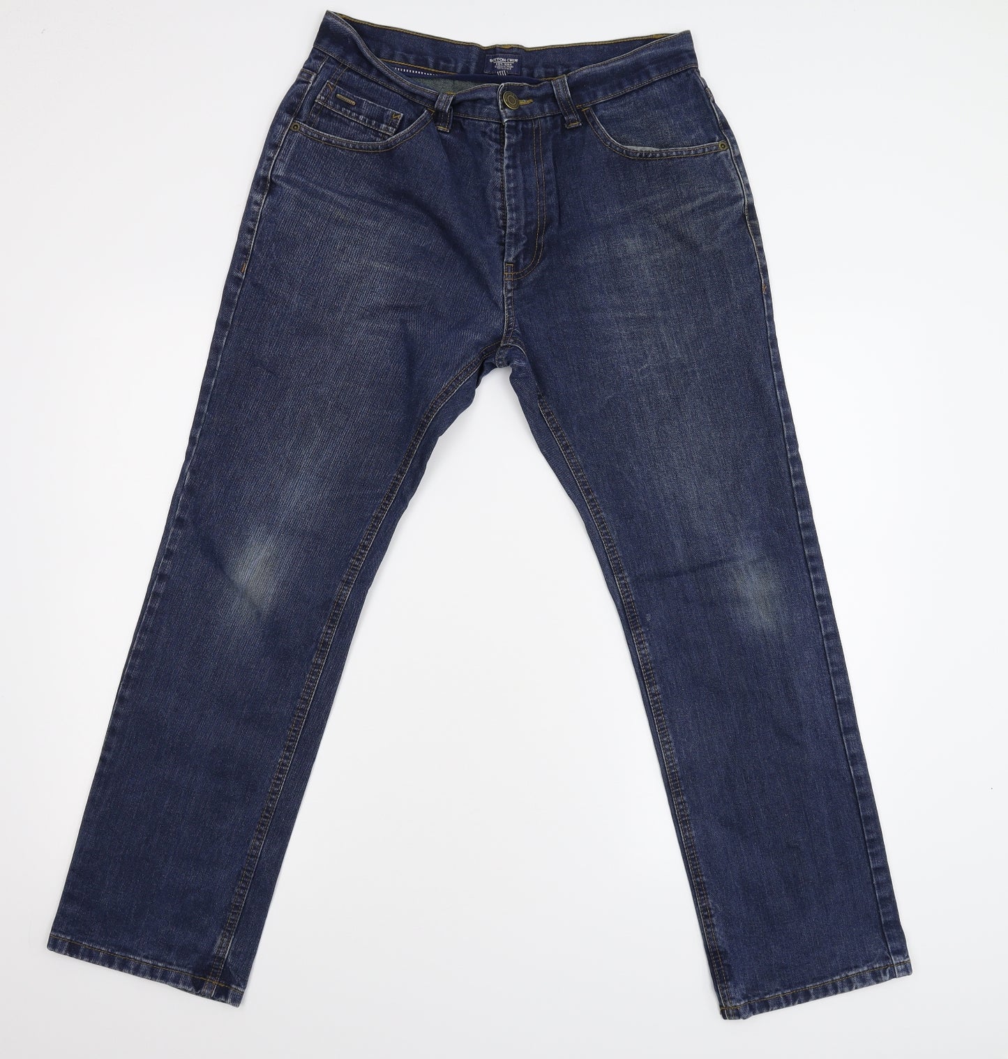 Boston Crew Mens Blue  Denim Straight Jeans Size 32 L29 in
