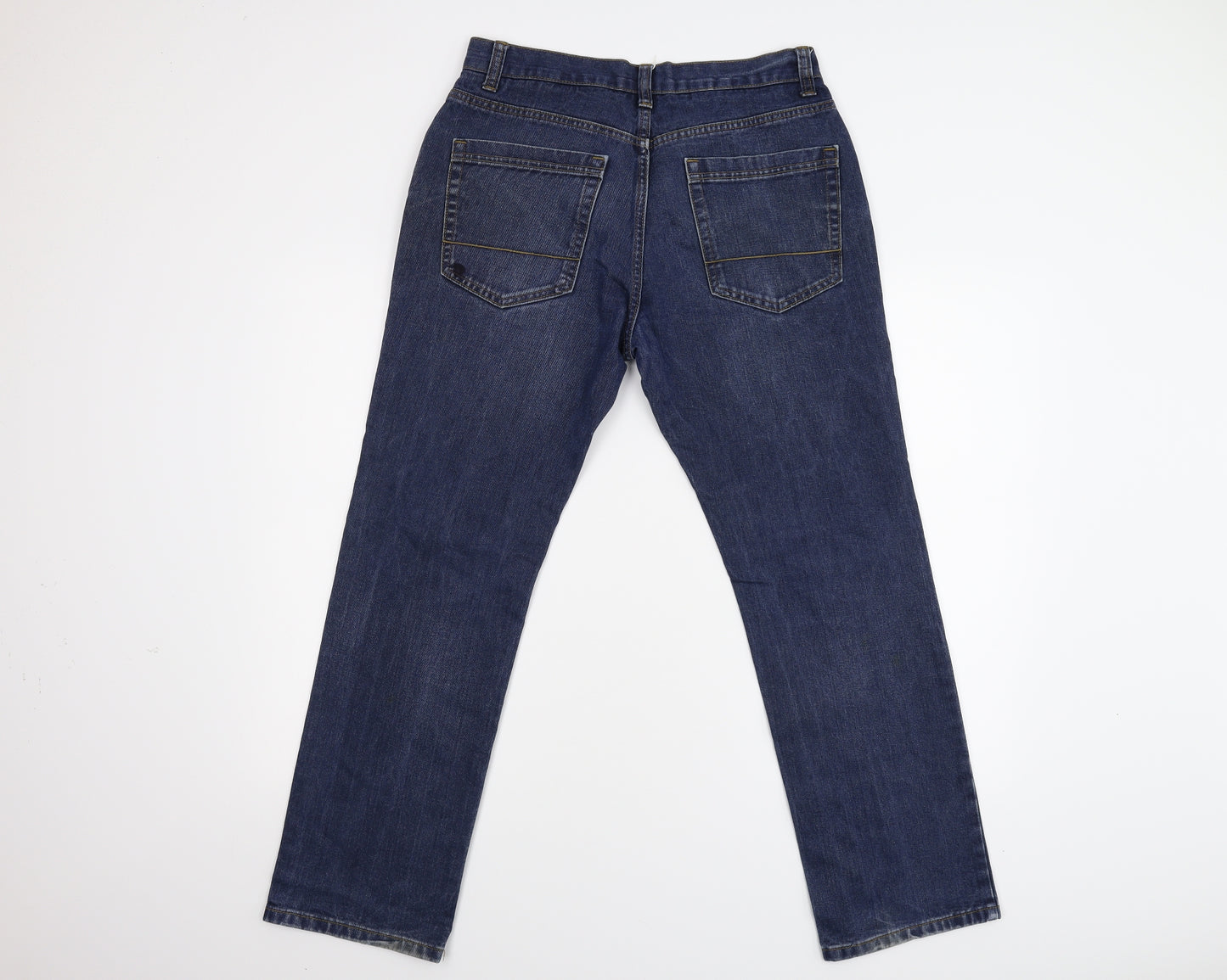 Boston Crew Mens Blue  Denim Straight Jeans Size 32 L29 in