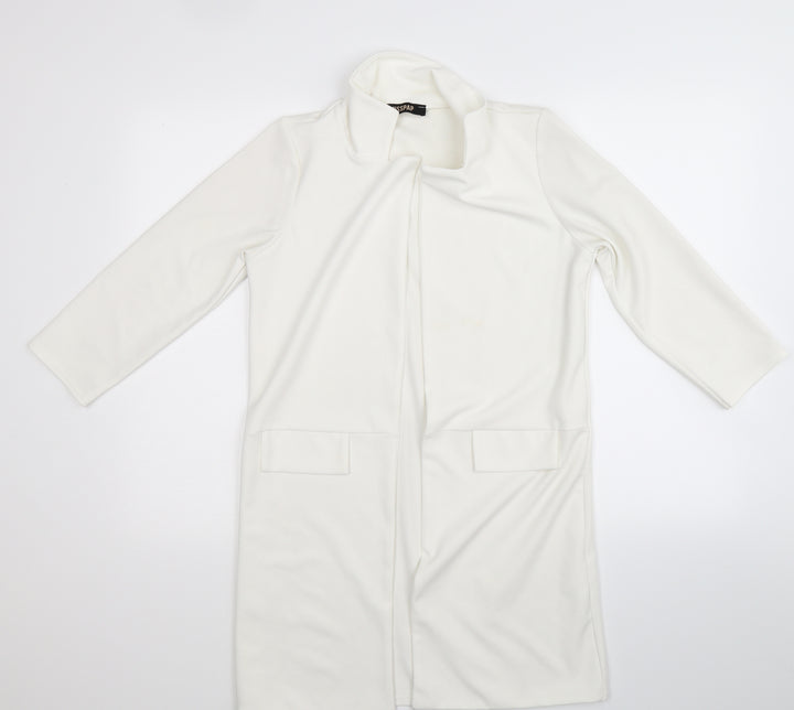 Misspap Womens White Jacket Size 8
