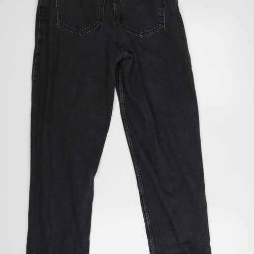 Pull&Bear Womens Black   Straight Jeans Size 6 L28 in