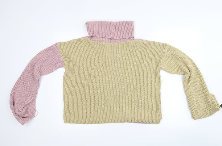 Missguided Womens Beige Pullover Jumper Size 8