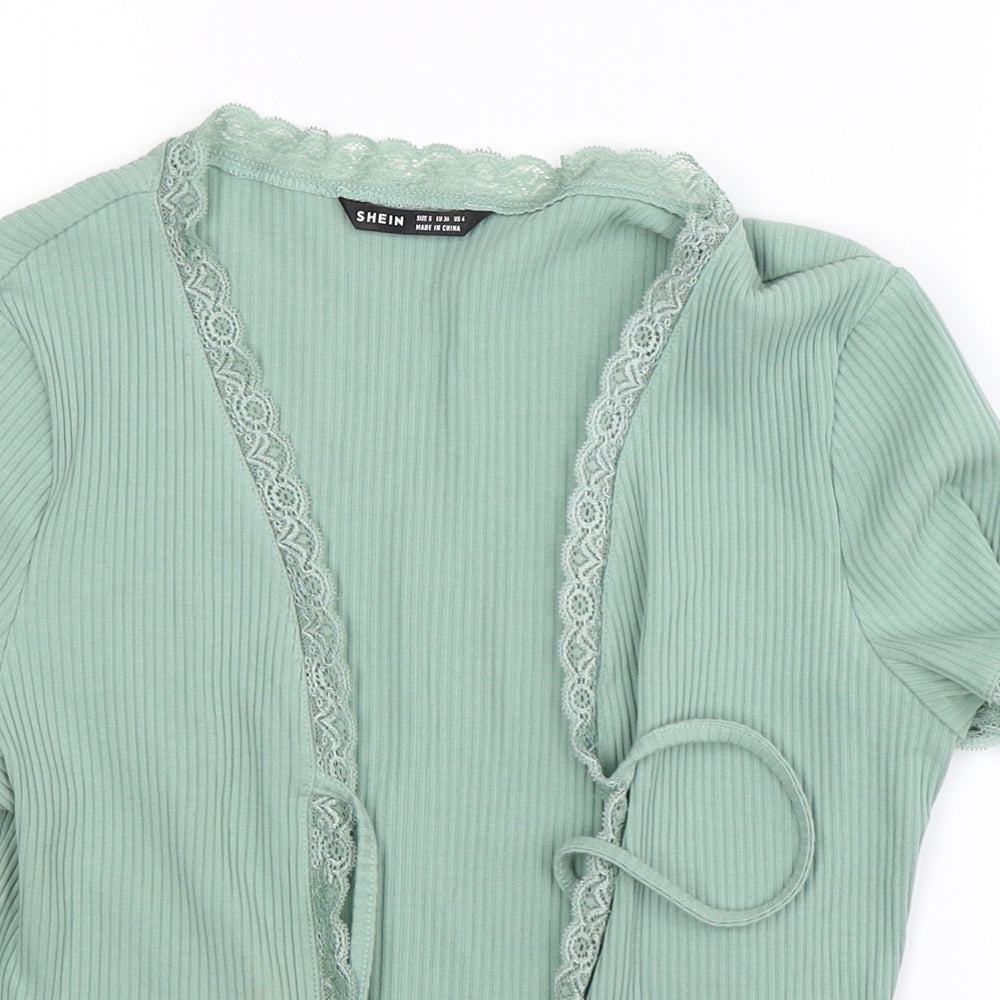 SheIn Womens Green   Cardigan Jumper Size S