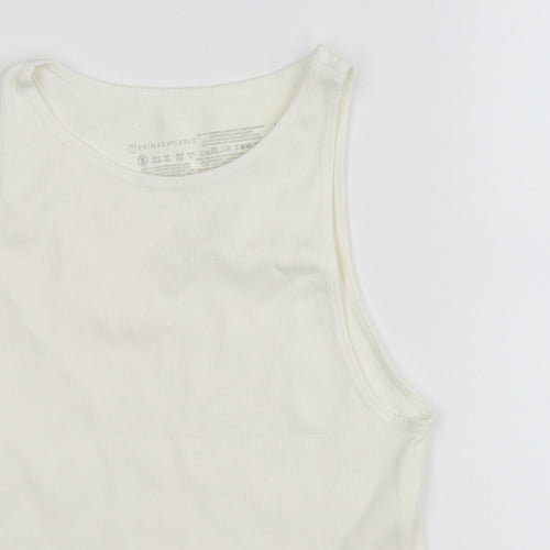 Primark Girls Beige   Basic Tank Size 10-11 Years