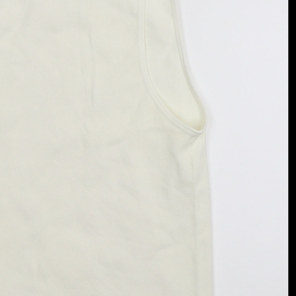 Primark Girls Beige   Basic Tank Size 10-11 Years