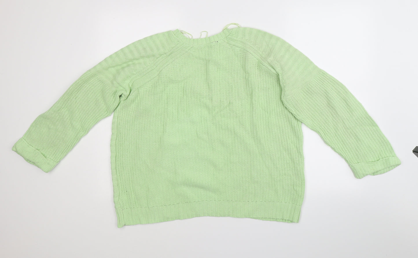 Fluid Womens Green   Pullover Jumper Size 16