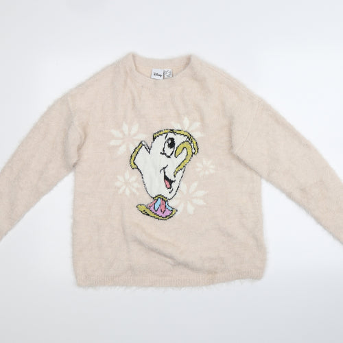 Disney Womens Pink   Pullover Jumper Size S