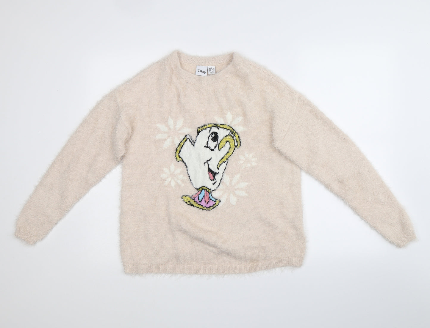 Disney Womens Pink   Pullover Jumper Size S