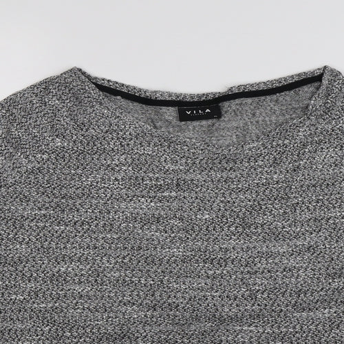 VILA Womens Grey   Basic T-Shirt Size XL