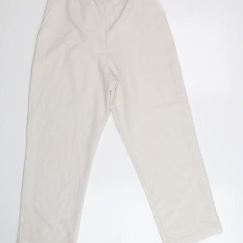 mixed fibres Womens Beige   Trousers  Size 16 L24 in