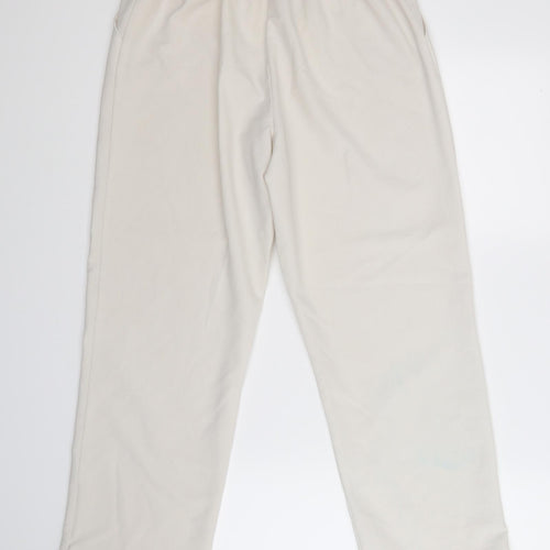 mixed fibres Womens Beige   Trousers  Size 16 L24 in