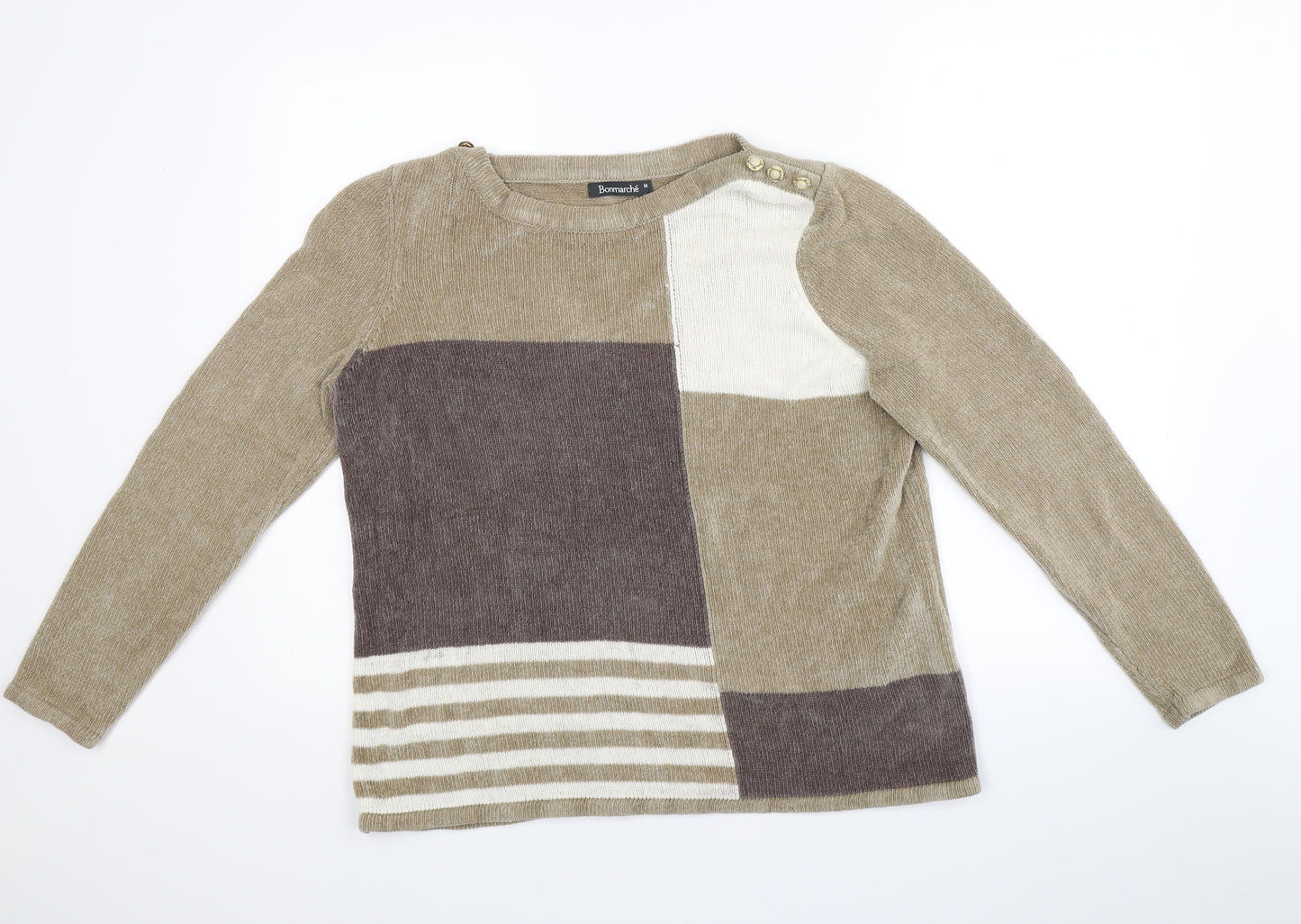 Bonmarché Womens Grey   Pullover Jumper Size M