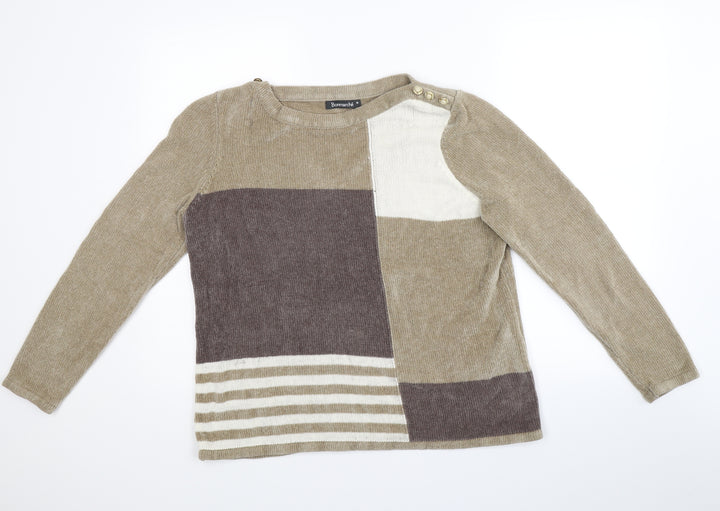 Bonmarché Womens Grey   Pullover Jumper Size M